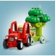 LEGO 10982 DUPLO My First Il Trattore di Frutta e Verdura, Sorpresa Pasqua, Gioco Impilabile per Neonati e Bambini da 1,5 a 3 Anni, Giochi Educativi per l'Apprendimento Precoce